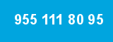 955 111 80 95